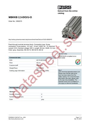 2800570 datasheet  